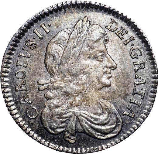 Obverse Threepence 1673 - Silver Coin Value - United Kingdom, Charles II
