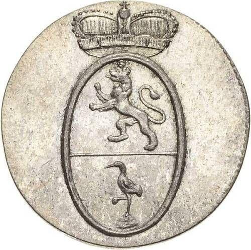 Аверс монеты - Грош 1815 года - цена серебряной монеты - Рейсс-Шлейц, Генрих XLII