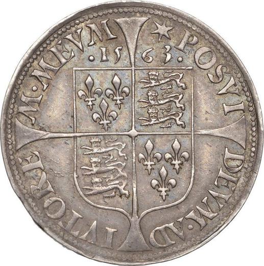 Reverse Sixpence 1563 "Milled coinage" - Silver Coin Value - United Kingdom, Elizabeth I