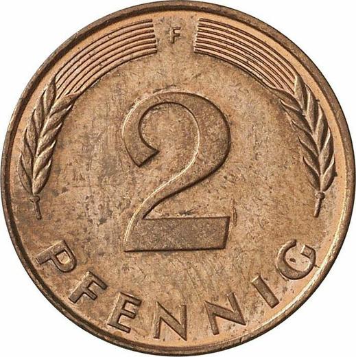 Obverse 2 Pfennig 1989 F -  Coin Value - Germany, FRG