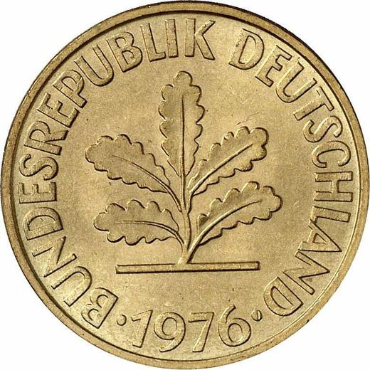 Reverse 10 Pfennig 1976 D - Coin Value - Germany, FRG