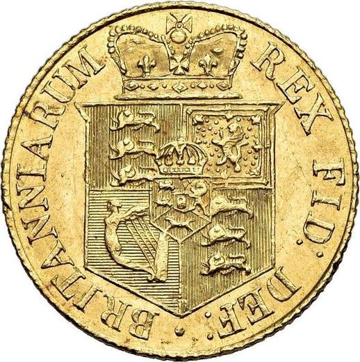 Revers 1/2 Sovereign 1820 - Goldmünze Wert - Großbritannien, Georg III
