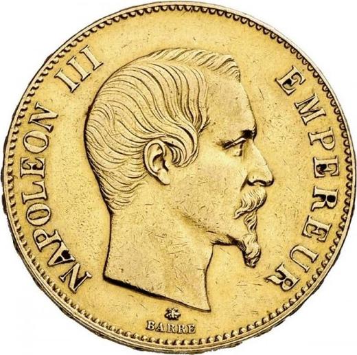 Avers 100 Francs 1859 BB "Typ 1855-1860" - Goldmünze Wert - Frankreich, Napoleon III