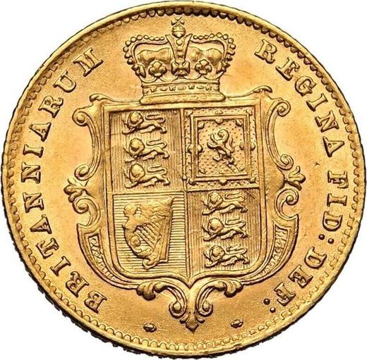 Reverse Half Sovereign 1861 - Gold Coin Value - United Kingdom, Victoria