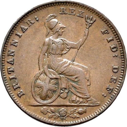 Revers 1 Farthing 1831 WW - Münze Wert - Großbritannien, Wilhelm IV