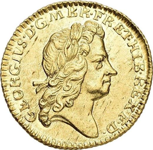Obverse Half Guinea 1725 "Second laureate bust" - Gold Coin Value - United Kingdom, George I