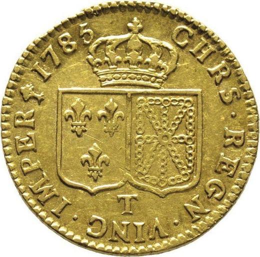 Reverse Louis d'Or 1785 T "Type 1785-1792" - Gold Coin Value - France, Louis XVI