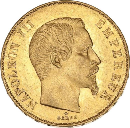 Obverse 50 Francs 1855 BB "Type 1855-1860" - Gold Coin Value - France, Napoleon III