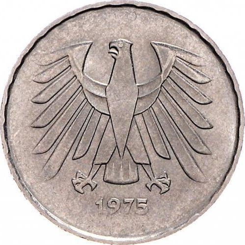 Reverse 5 Mark 1975-2001 Light weight -  Coin Value - Germany, FRG