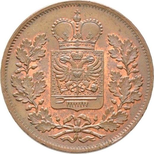 Awers monety - 1 krajcar 1868 - cena  monety - Schwarzburg-Rudolstadt, Albert