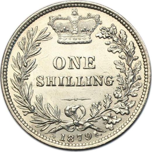 Reverse Shilling 1879 - Silver Coin Value - United Kingdom, Victoria