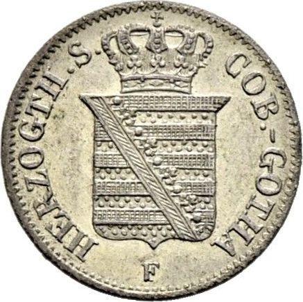 Obverse 1/2 Groschen 1851 F - Silver Coin Value - Saxe-Coburg and Gotha, Ernest II