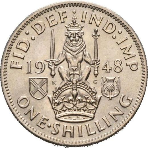 Reverse Shilling 1948 HP "Type 1947-1948" -  Coin Value - United Kingdom, George VI