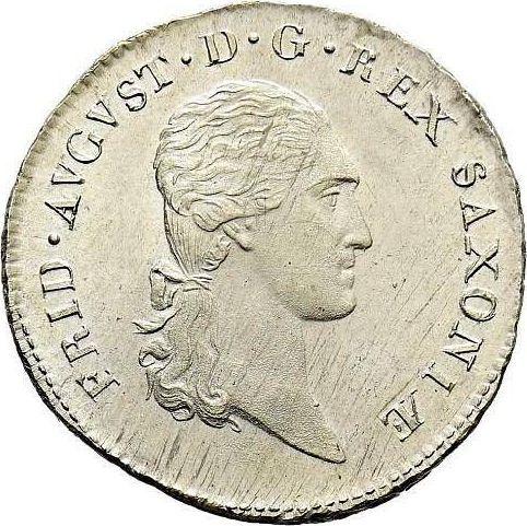 Obverse 1/6 Thaler 1809 S.G.H. - Silver Coin Value - Saxony-Albertine, Frederick Augustus I