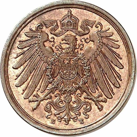 Reverse 1 Pfennig 1893 E "Type 1890-1916" - Coin Value - Germany, German Empire