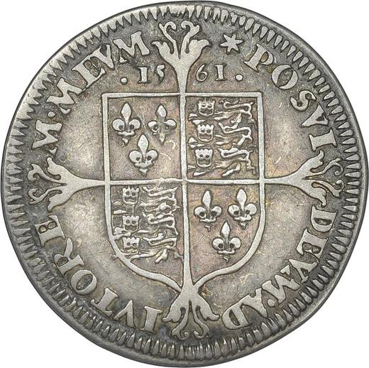 Reverse Threepence 1561 "Milled coinage" - Silver Coin Value - United Kingdom, Elizabeth I