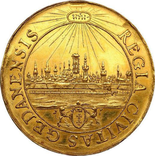 Reverse 4 Ducat no date (1674-1696) "Danzig" - Gold Coin Value - Poland, John III Sobieski
