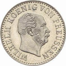Obverse 1/2 Silber Groschen 1866 B - Silver Coin Value - Prussia, William I