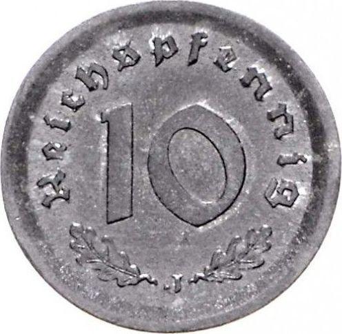 Obverse 10 Reichspfennig 1941 J "Type 1940-1945" -  Coin Value - Germany, Third Reich