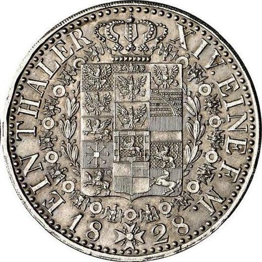 Reverse Thaler 1828 D "Type 1823-1828" - Silver Coin Value - Prussia, Frederick William III