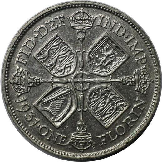 Reverso Florín (2 chelines) 1931 - valor de la moneda de plata - Gran Bretaña, Jorge V