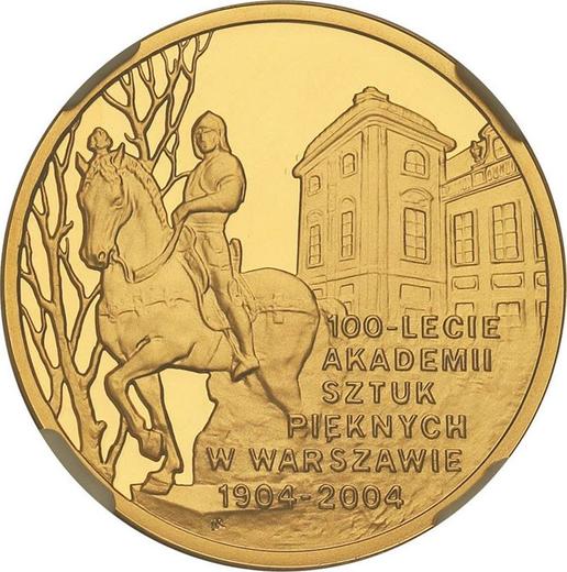 Reverse 200 Zlotych 2004 MW NR "100th Anniversary of Fine Arts Academy" - Gold Coin Value - Poland, III Republic after denomination