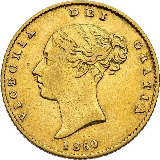 Avers 1/2 Sovereign 1850 - Goldmünze Wert - Großbritannien, Victoria