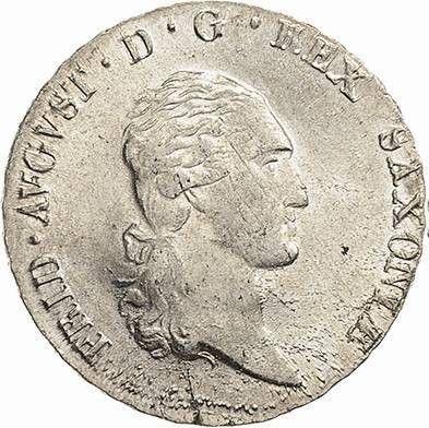 Obverse 1/6 Thaler 1807 S.G.H. - Silver Coin Value - Saxony-Albertine, Frederick Augustus I