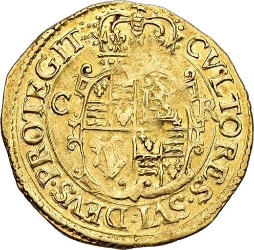 Reverse Crown no date (1625-1642) "Second bust" "CR" - Gold Coin Value - United Kingdom, Charles I