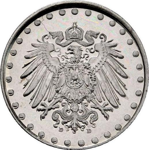 Reverse 10 Pfennig 1917 D "Type 1916-1922" -  Coin Value - Germany, German Empire
