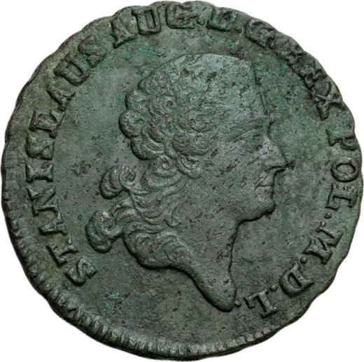 Obverse 3 Groszy (Trojak) 1770 G -  Coin Value - Poland, Stanislaus II Augustus