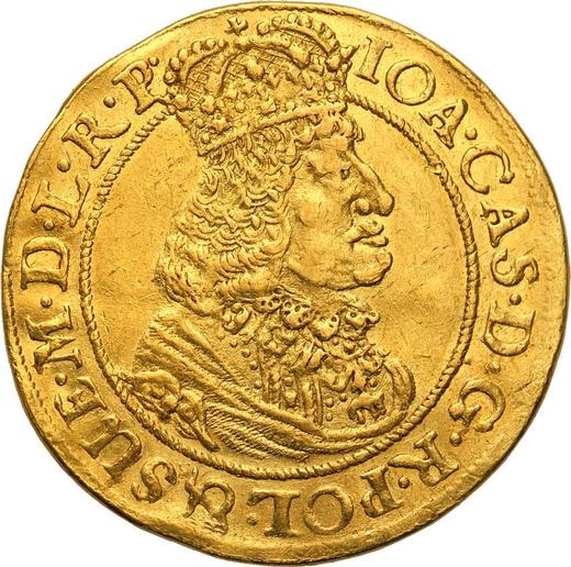 Obverse Ducat 1651 GR "Danzig" - Gold Coin Value - Poland, John II Casimir