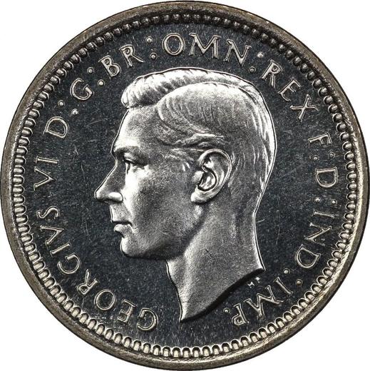 Obverse Twopence 1937 HP - Silver Coin Value - United Kingdom, George VI