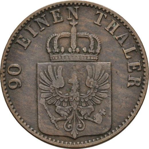 Obverse 4 Pfennig 1863 A - Coin Value - Prussia, William I