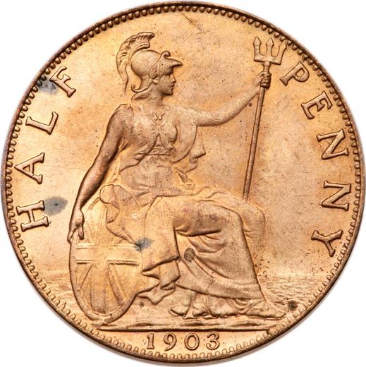 Reverse Halfpenny 1903 -  Coin Value - United Kingdom, Edward VII