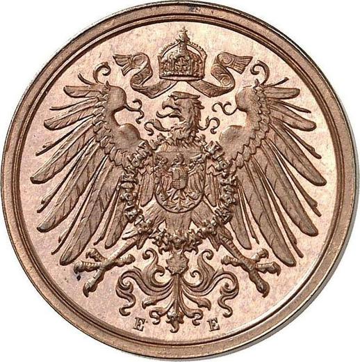 Rewers monety - 2 fenigi 1913 E "Typ 1904-1916" - cena monety - Niemcy, Cesarstwo Niemieckie