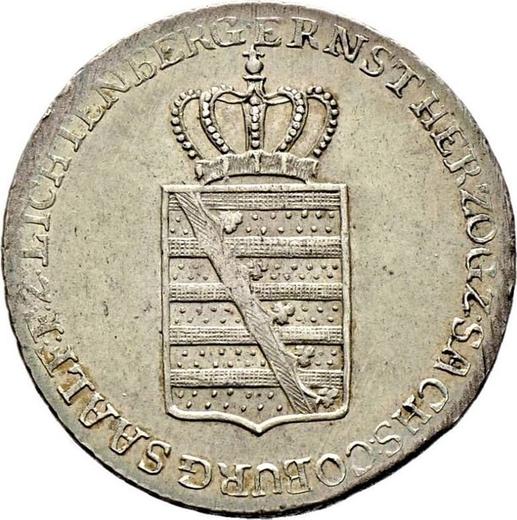 Obverse 20 Kreuzer 1824 S - Silver Coin Value - Saxe-Coburg-Saalfeld, Ernest I