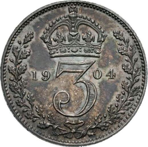 Reverse Threepence 1904 - Silver Coin Value - United Kingdom, Edward VII