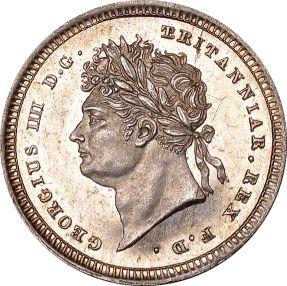 Obverse Twopence 1825 "Maundy" - Silver Coin Value - United Kingdom, George IV