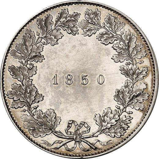 Reverse 2 Gulden 1850 - Silver Coin Value - Hohenzollern-Sigmaringen, Karl Anton