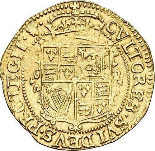 Reverse Double crown no date (1625-1642) "Second bust" The bust divides the legend - Gold Coin Value - United Kingdom, Charles I