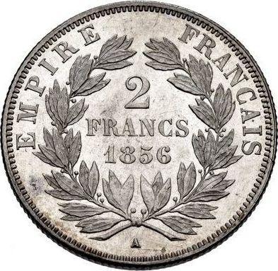 Reverse 2 Francs 1856 A "Type 1853-1859" - Silver Coin Value - France, Napoleon III
