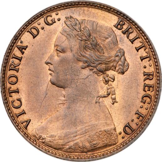 Avers 1/2 Penny 1874 H - Münze Wert - Großbritannien, Victoria