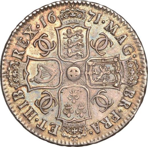 Reverse Halfcrown 1671 "Third laureate bust" - Silver Coin Value - United Kingdom, Charles II