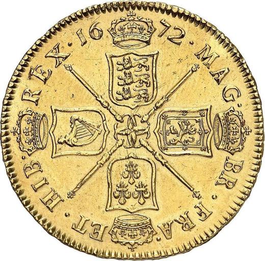 Reverse Five guineas 1672 "First laureated bust" - Gold Coin Value - United Kingdom, Charles II