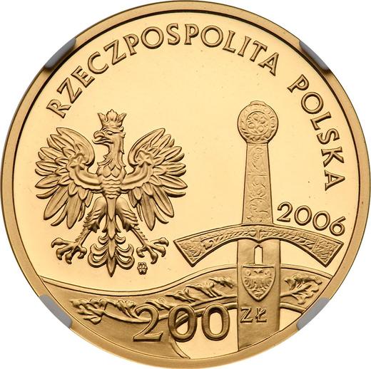 Avers 200 Zlotych 2006 MW ET "Piastenreiter" - Goldmünze Wert - Polen, III Republik Polen nach Stückelung