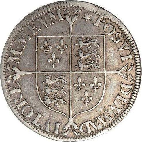 Reverse Shilling no date (1561-1571) "Milled coinage" Simple dress - Silver Coin Value - United Kingdom, Elizabeth I