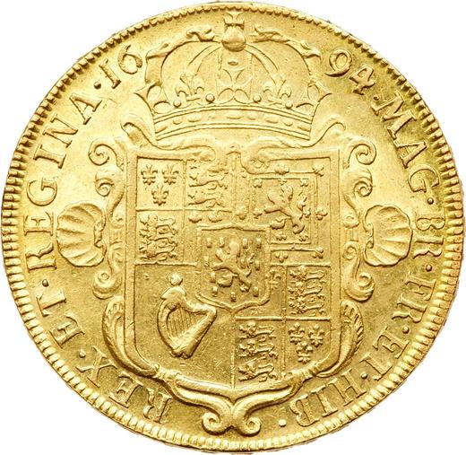 Reverse Five guineas 1694 - Gold Coin Value - United Kingdom, William III and Mary II