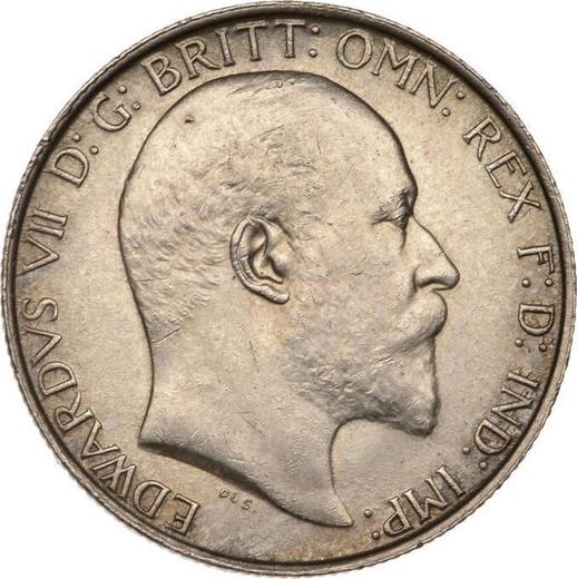 Obverse Florin 1907 - Silver Coin Value - United Kingdom, Edward VII