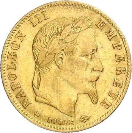 Obverse 5 Francs 1863 BB "Type 1862-1869" - Gold Coin Value - France, Napoleon III